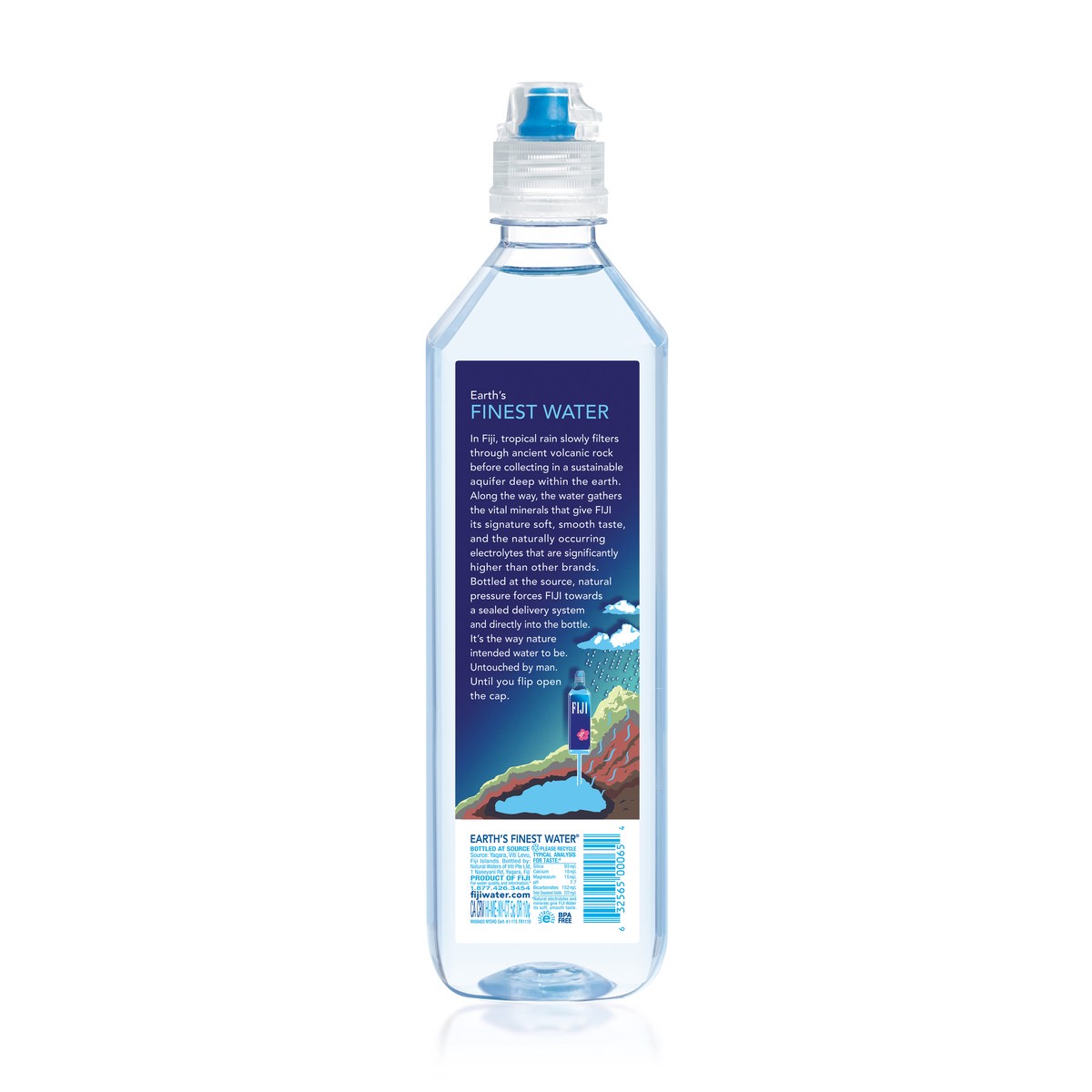 slide 2 of 3, Fiji FIJI Natural Artesian Bottled Water, 700mL / 23.7 Fl Oz, 23.7 fl oz