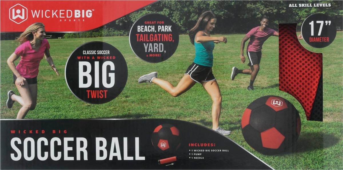 slide 2 of 11, Wicked Big Sports Soccer Ball, 17 in