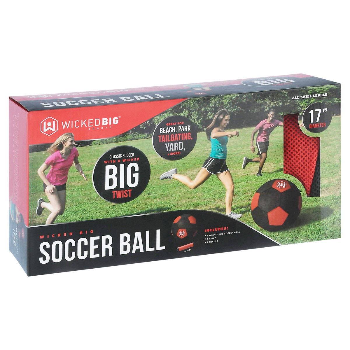 slide 3 of 11, Wicked Big Sports Soccer Ball, 17 in