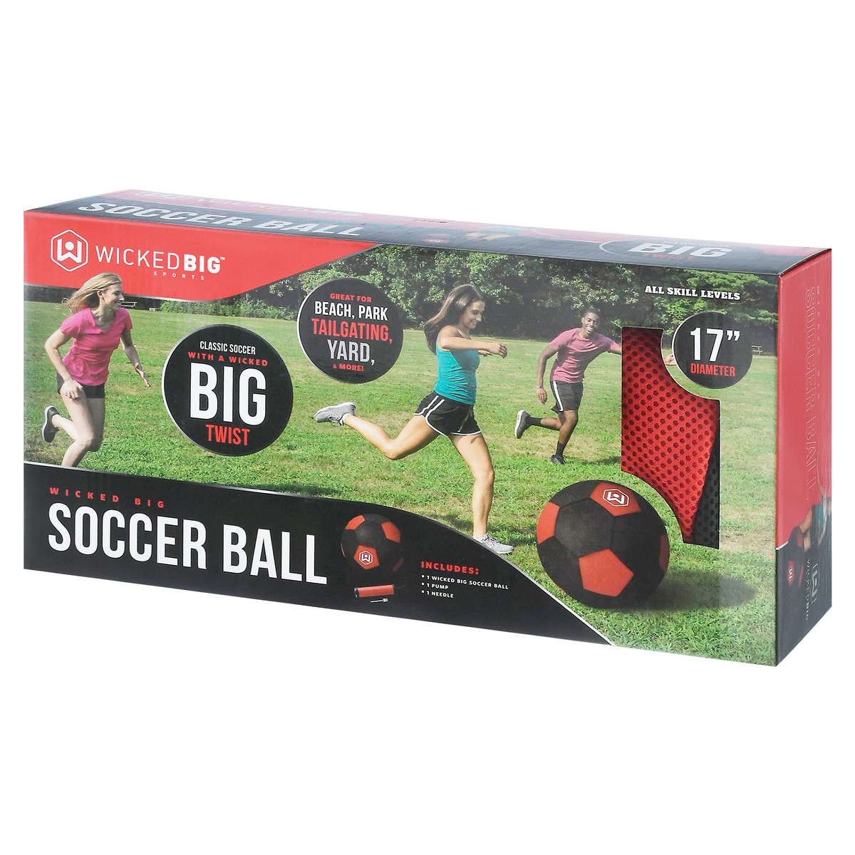 slide 4 of 11, Wicked Big Sports Soccer Ball, 17 in