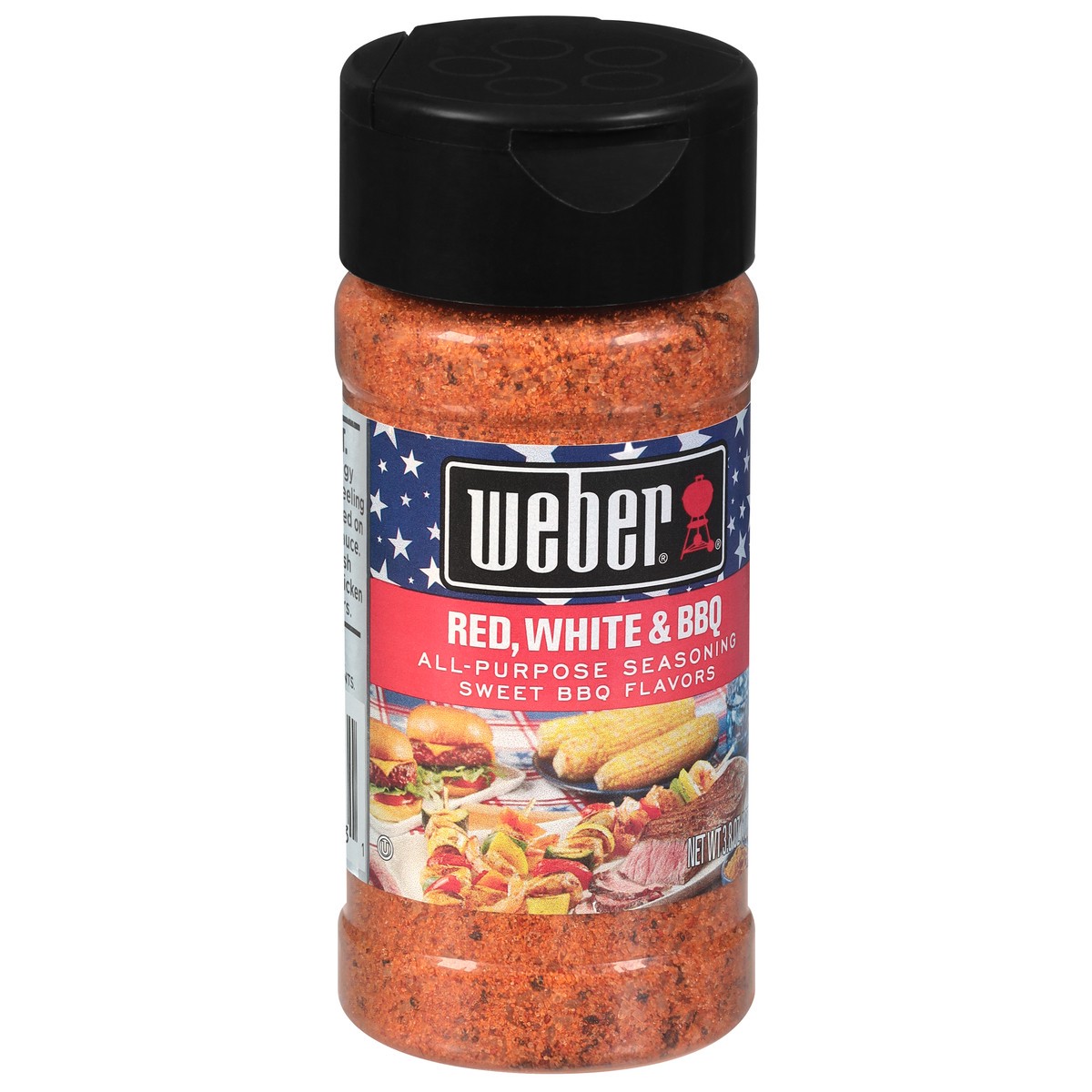 slide 4 of 8, Weber Red White & BBQ Sweet BBQ Flavors All Purpose Seasoning, 3.8 oz