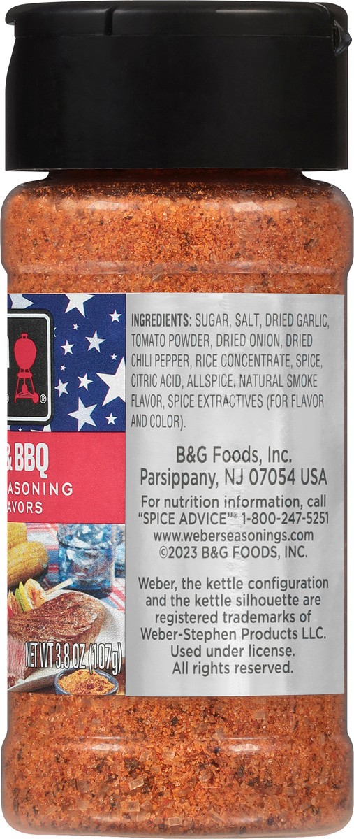 slide 3 of 8, Weber Red White & BBQ Sweet BBQ Flavors All Purpose Seasoning, 3.8 oz
