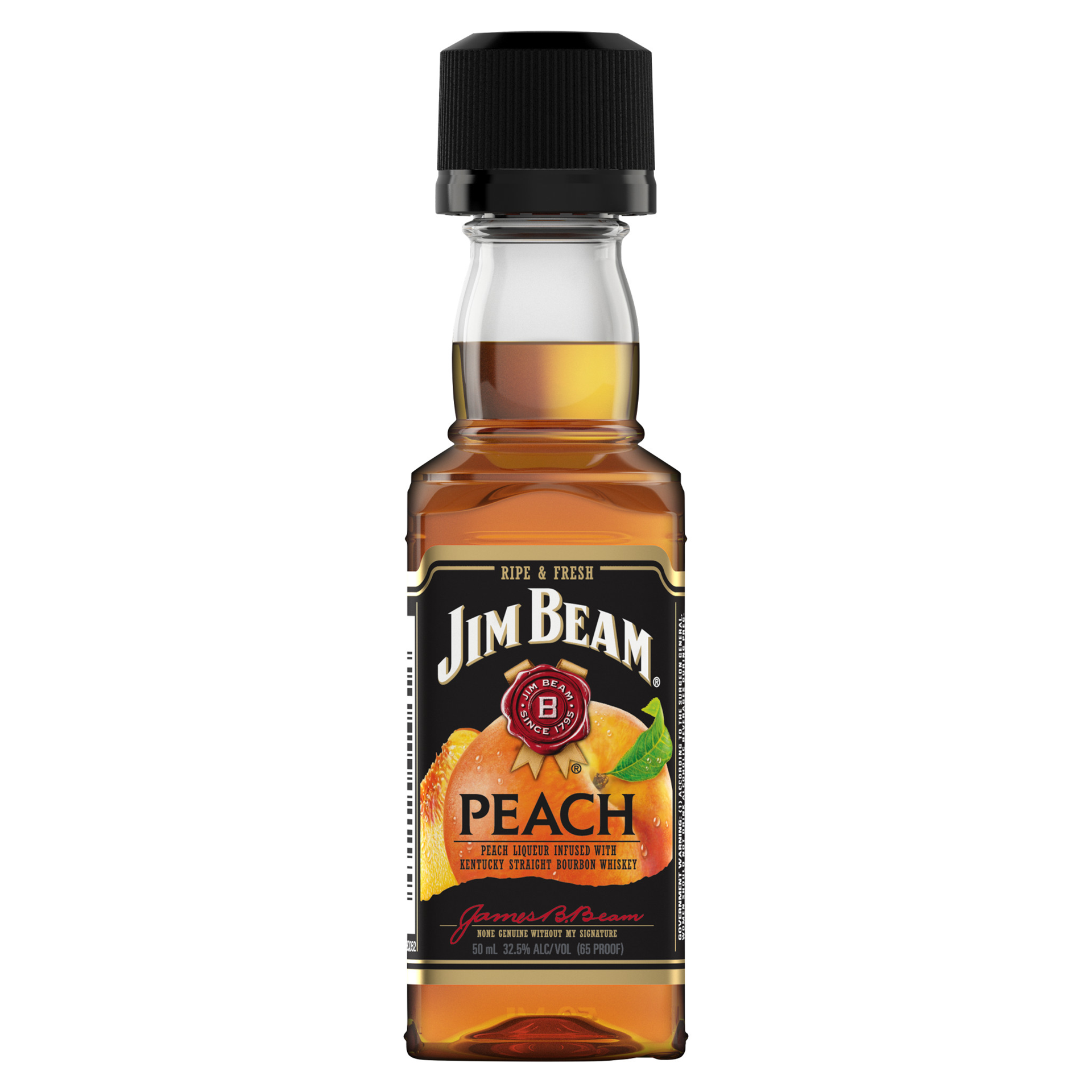 slide 2 of 4, Jim Beam Bourbon Peach, 50 ml