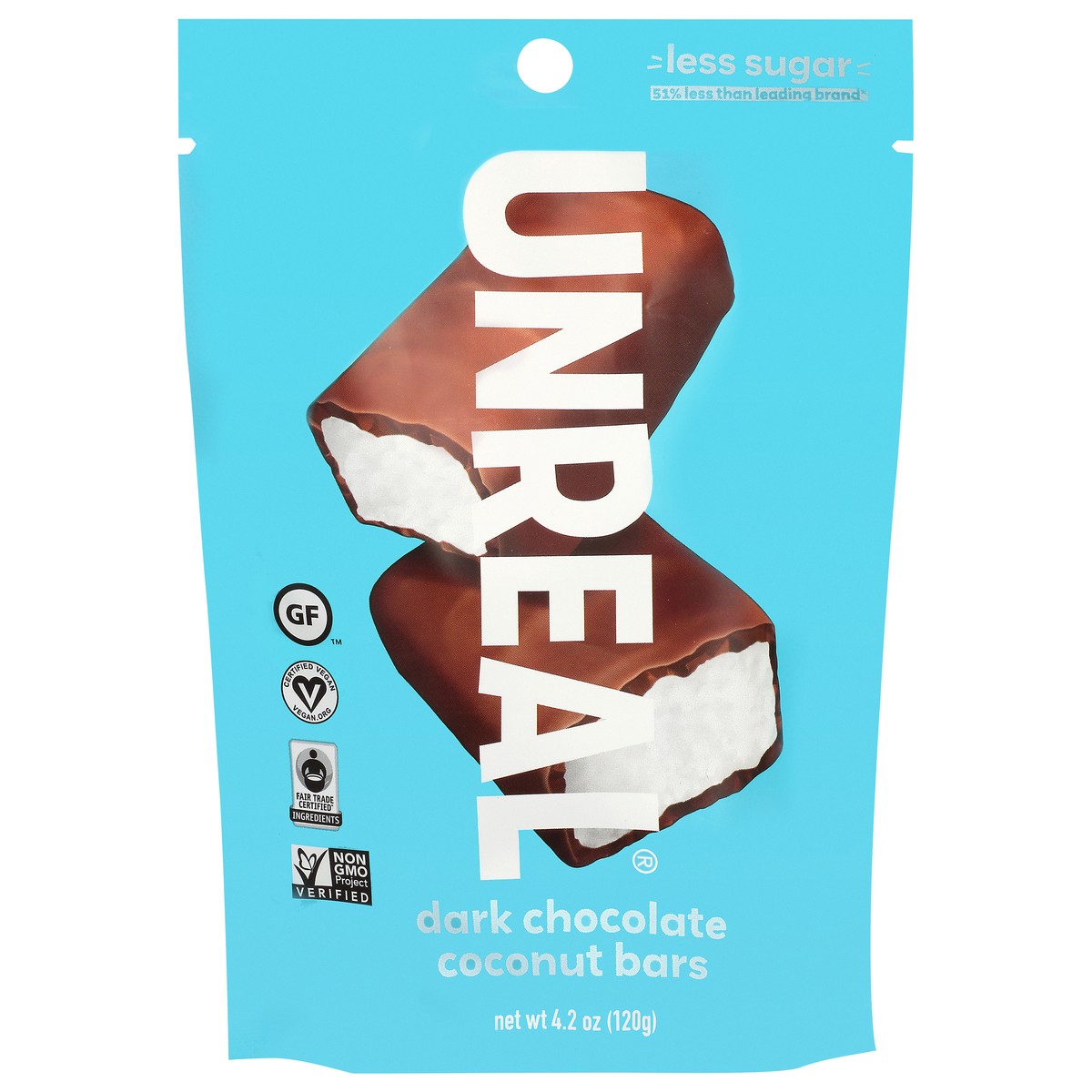 slide 1 of 9, UNREAL Dark Chocolate Coconut Bars 4.2 oz, 4.2 oz