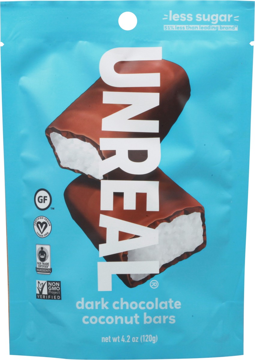 slide 5 of 9, Unreal Dark Chocolate Coconut Bars 4.2 oz, 4.2 oz