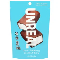UNREAL Dark Chocolate Coconut Bars 4.2 oz