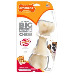 Nylabone Big Chews Beef Leg Bone for Big Dogs - Chicken Flavor