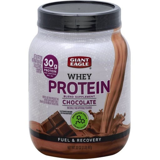 slide 1 of 1, Giant Eagle Chocolate Whey Protein, 2 lb