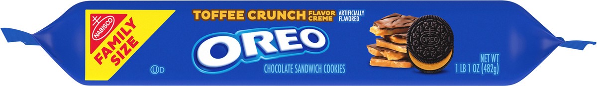 slide 3 of 14, OREO Toffee Crunch Cookies - 17oz, 1 ct