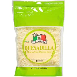 La Chona Quesadilla Mexican Style Melting Cheese 16 Oz. Bag