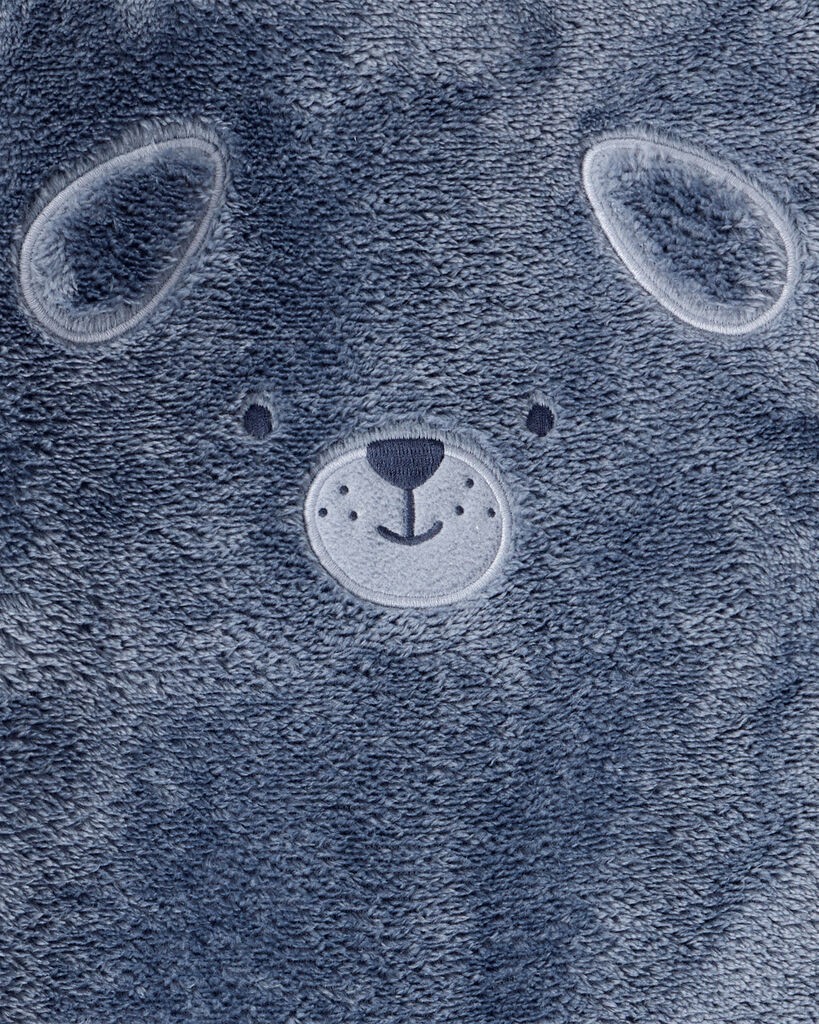 slide 2 of 2, Carter's Baby Boy Dog Velour Long-Sleeve Snug Fit Jumpsuit - Blue Navy 18M, 1 ct