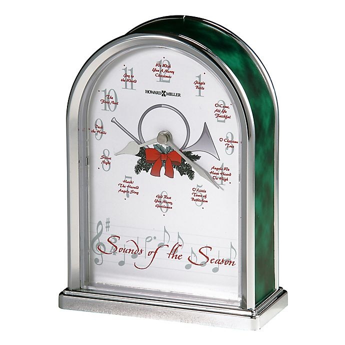 slide 1 of 1, Howard Miller Sounds of Season Christmas Tabletop Clock, 1 ct