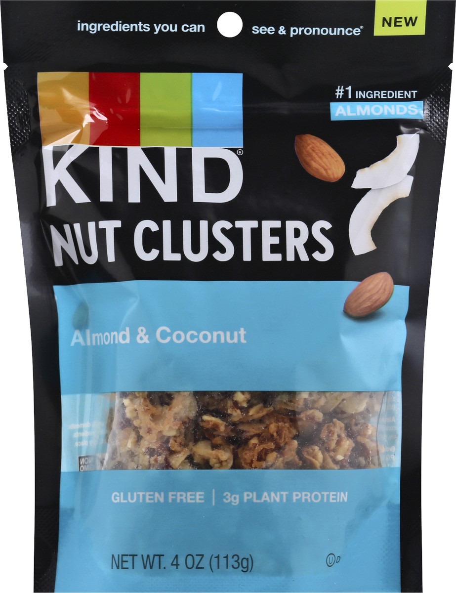 slide 6 of 9, KIND Almond & Coconut Nut Clusters, 4 oz