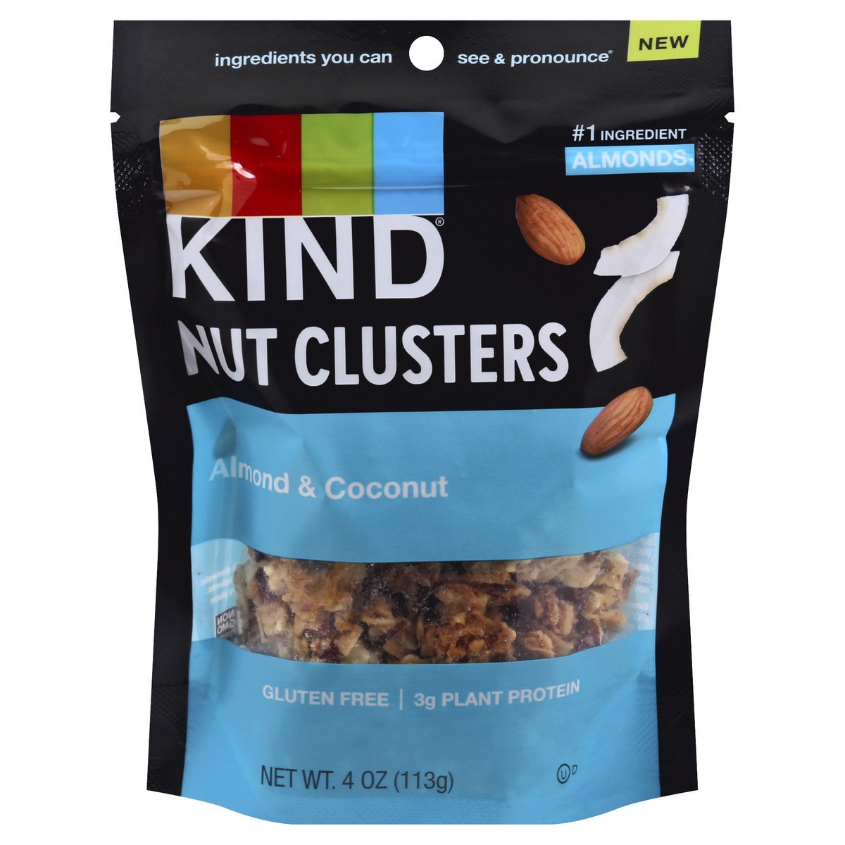 slide 1 of 9, KIND Almond & Coconut Nut Clusters, 4 oz