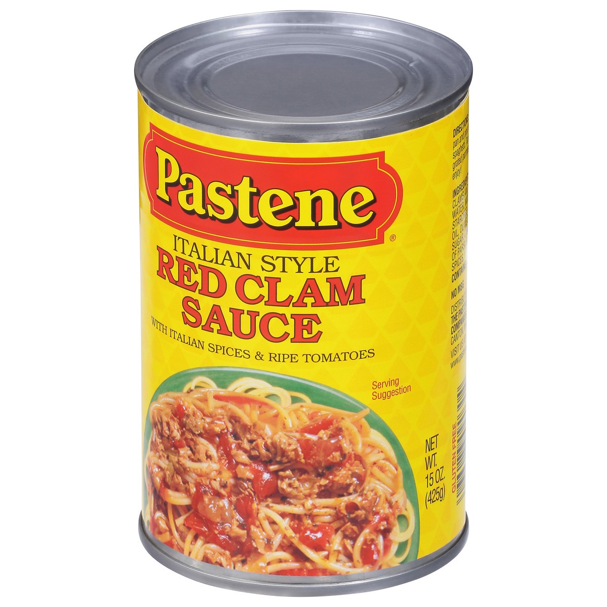 slide 9 of 9, Pastene Italian Style Red Clam Sauce 15 oz, 15 oz