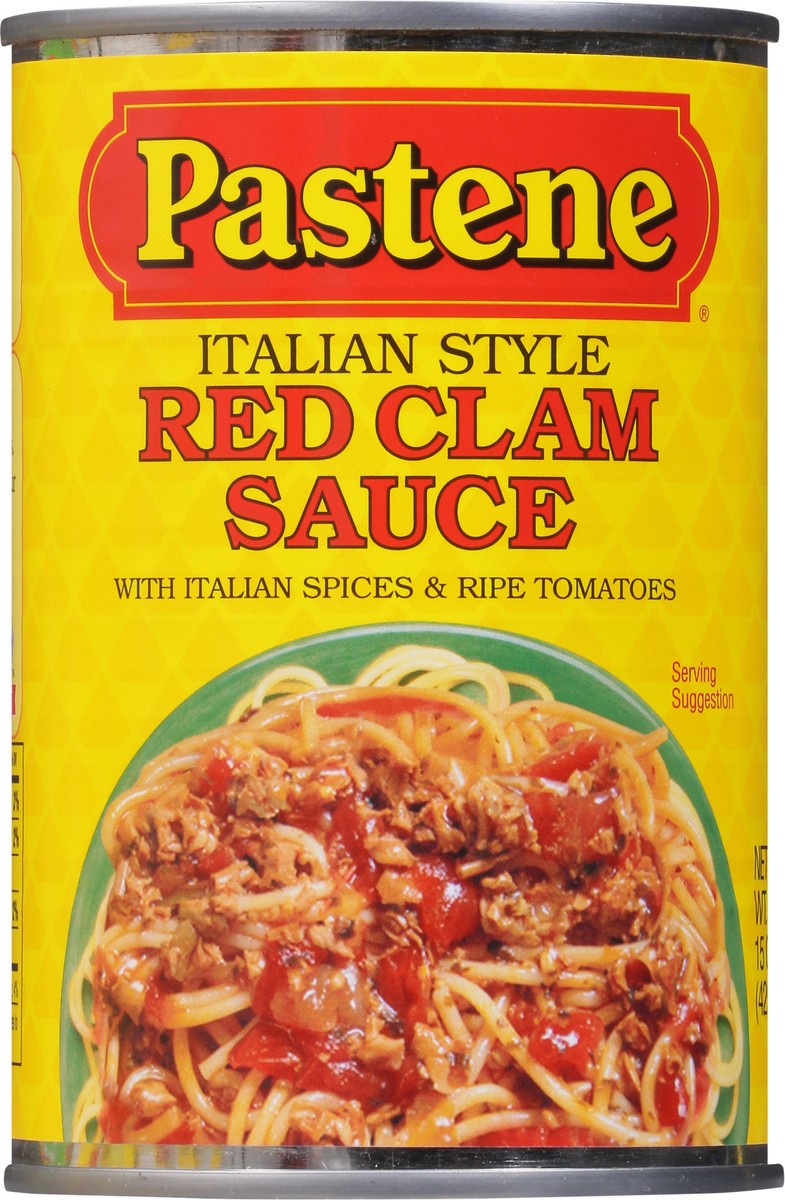 slide 3 of 9, Pastene Italian Style Red Clam Sauce 15 oz, 15 oz