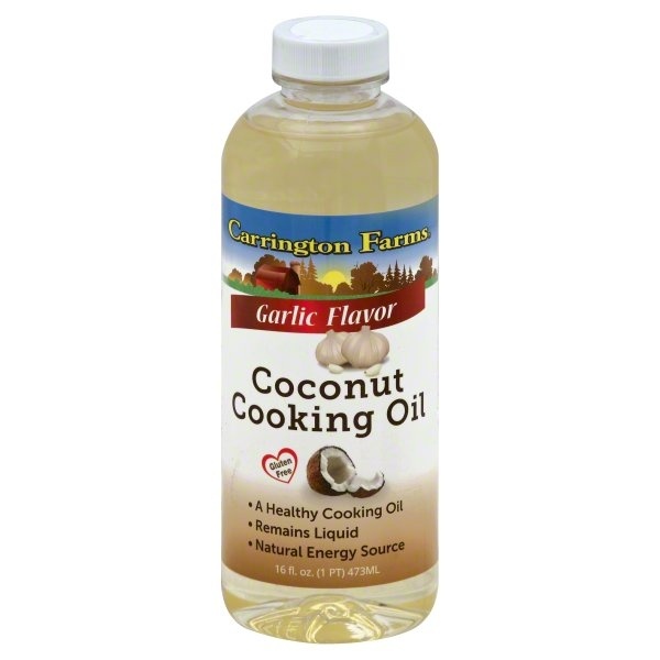 slide 1 of 2, Carrington Farms Coconut Cooking Oil Garlic Flavor, 16 fl oz