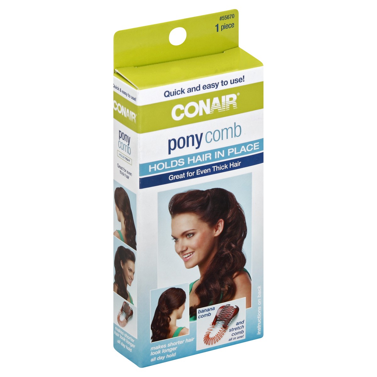 slide 2 of 5, Conair Pony Comb 1 ea, 1 ct