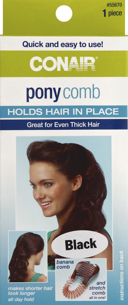 slide 1 of 5, Conair Pony Comb 1 ea, 1 ct