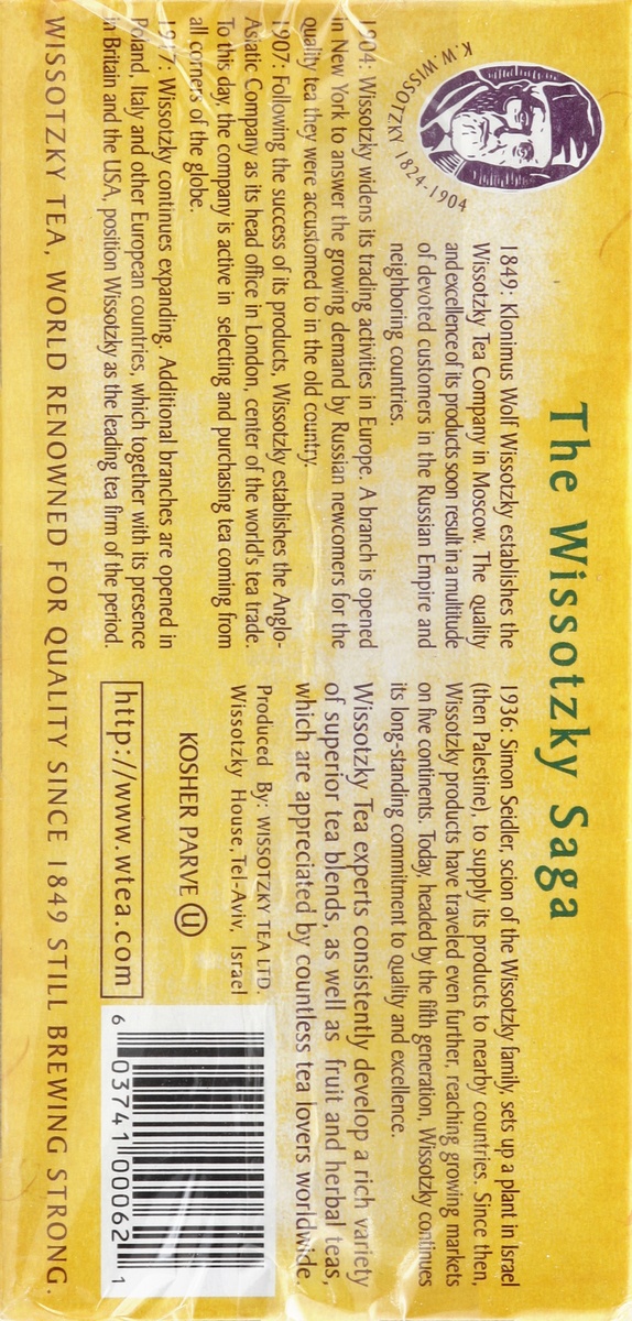 slide 5 of 5, Wissotzky Tea Magic Garden Herbal Tea Caffeine Free Mango & Passion Fruit, 20 ct