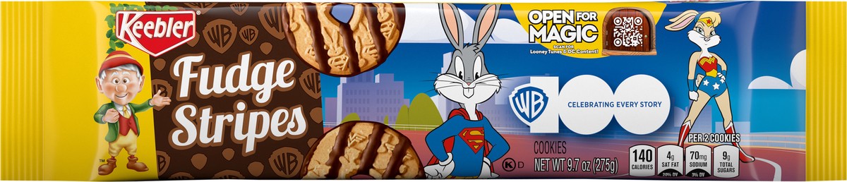 slide 4 of 7, Keebler Fudge Stripes Cookies 9.7 oz, 9.7 oz