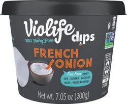 Violife Just like French Onion Dip, Dairy-Free Vegan 7.05 oz Tub