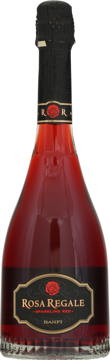 slide 10 of 12, Banfi The Rosa Regale Sparkling Red is made of 100% Brachetto from the acclaimed Rosa vineyard in Aqui Terme, Piedmont. This wine is love at first sip and is a perpetual crowd pleaser, 750 mL