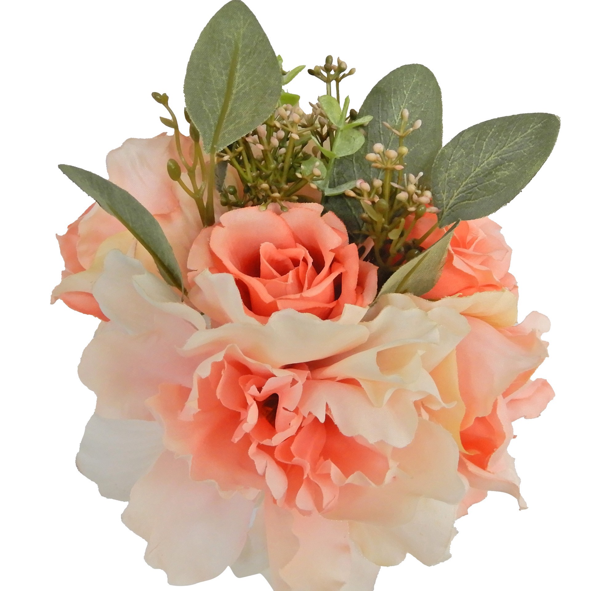 slide 2 of 3, 11" Pink Rose & Peony Bouquet By Ashland, 7 in x 7 in x 11 in