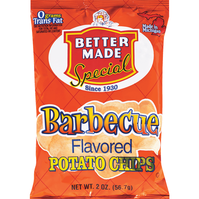 Better Made Bbq Potato Chips 2 oz | Shipt