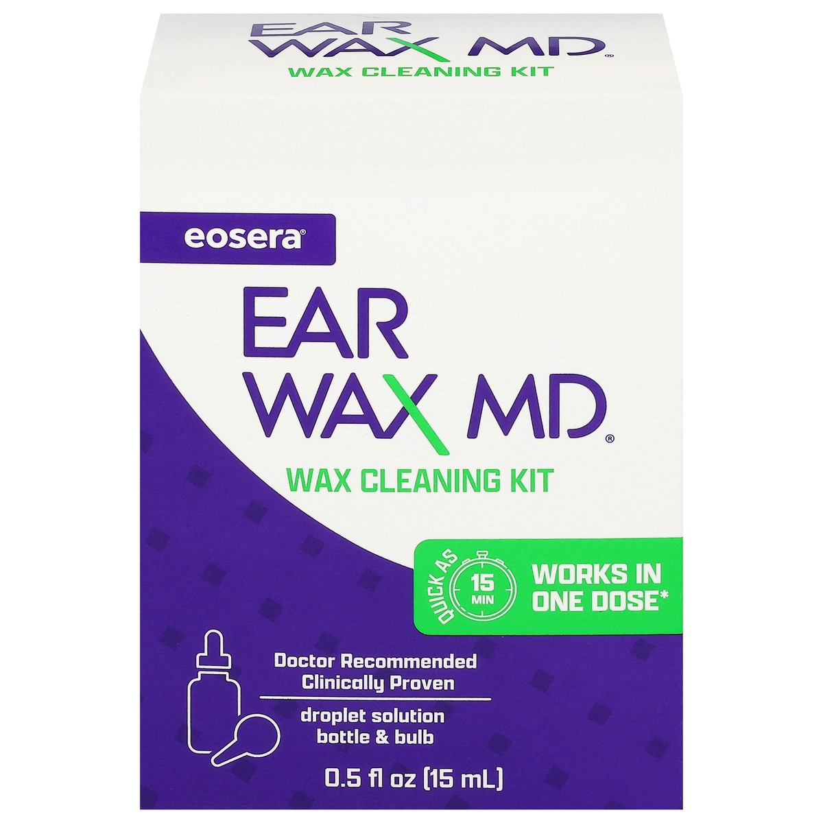 slide 1 of 9, Ear Wax MD Wax Cleaning Kit 1 Kit, 0.50 fl oz