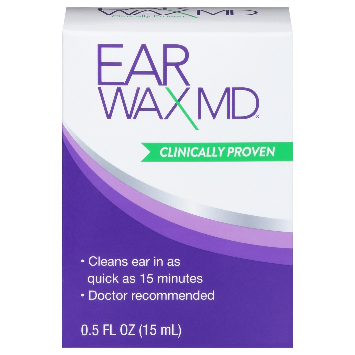 slide 1 of 9, EARWAX MD Ear Drops 0.5 fl oz, 0.5 fl oz