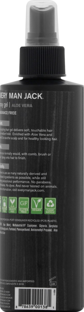 slide 7 of 9, Every Man Jack Spray Gel 6 oz, 6 oz