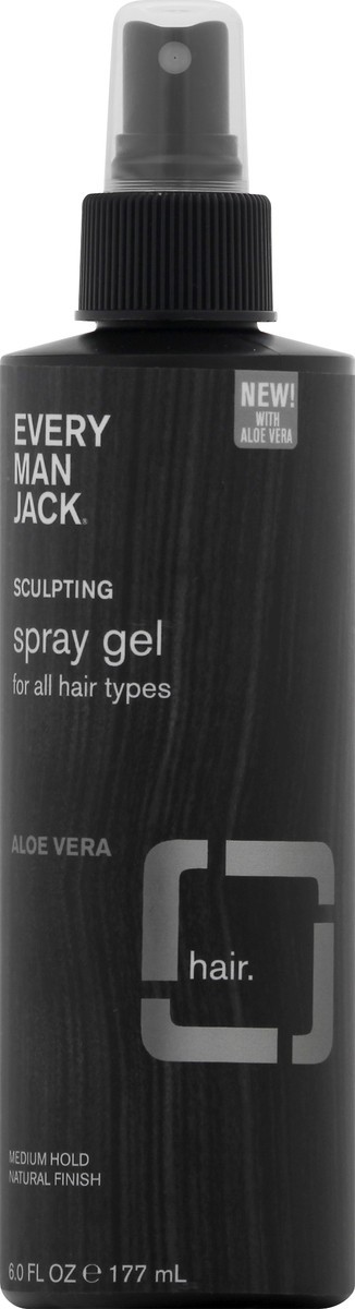 slide 1 of 9, Every Man Jack Spray Gel 6 oz, 6 oz