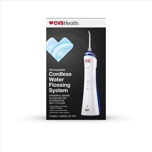 slide 1 of 1, Cvs Health Rechargeable Cordless Water Flossing System, 1 ct