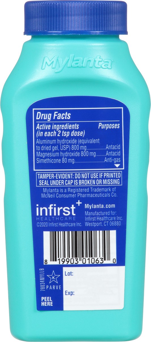 slide 12 of 12, Mylanta Maximum Strength Classic Flavor Antacid + Anti-Gas 3.4 oz, 3.4 oz