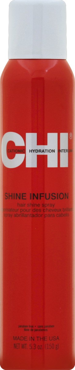 slide 2 of 2, CHI Hair Spray Shine Infusion - 5.3 Fl. Oz., 1 ct