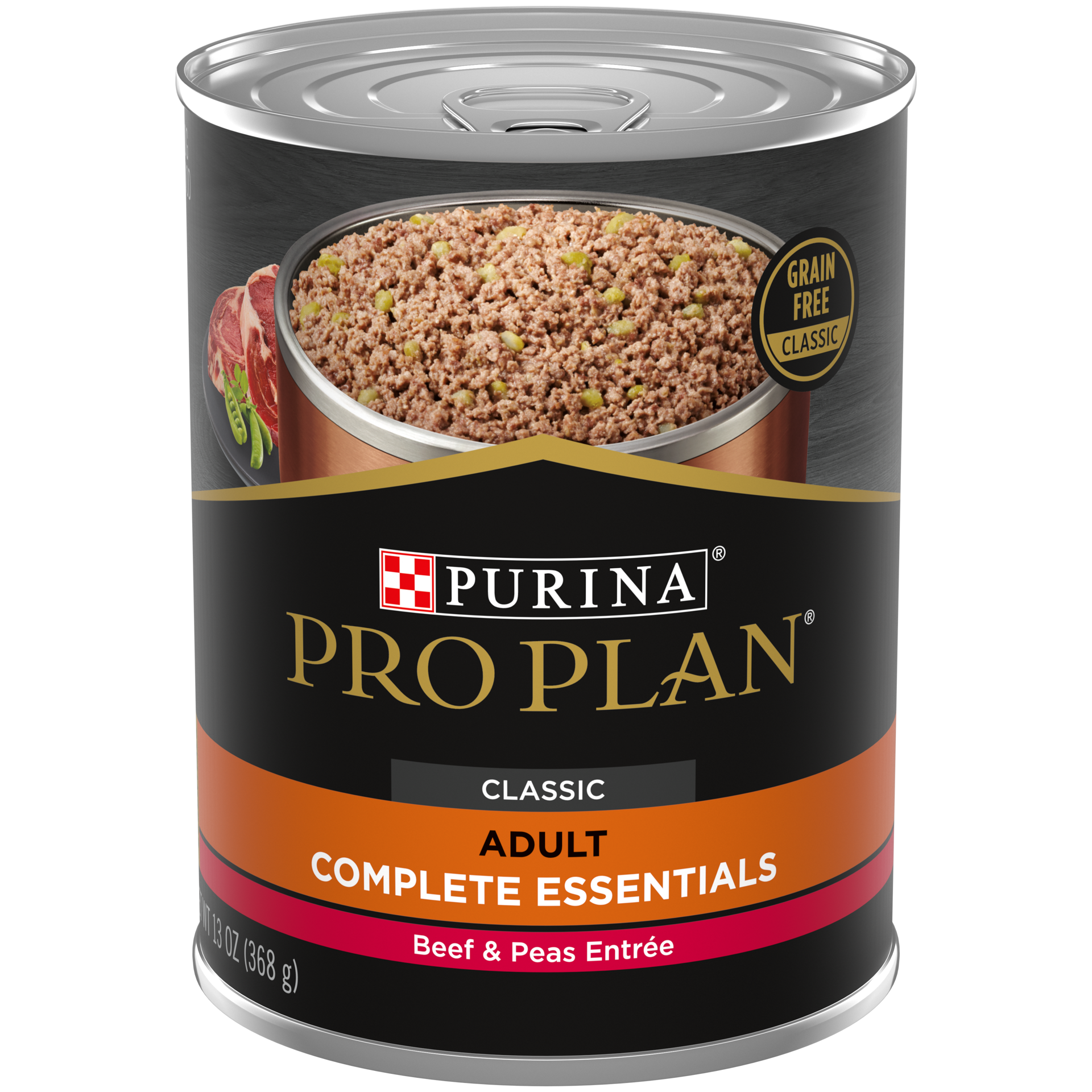 slide 1 of 2, Pro Plan Purina Pro Plan Beef And Pea Entree Do, 13 oz