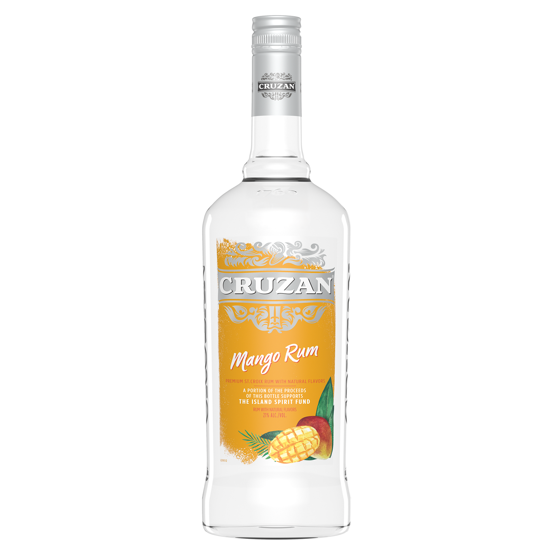 slide 2 of 2, Cruzan Mango Flavored Rum 1 L, 1 liter