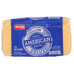 Weis Quality Yellow American Deluxe Single Cheese