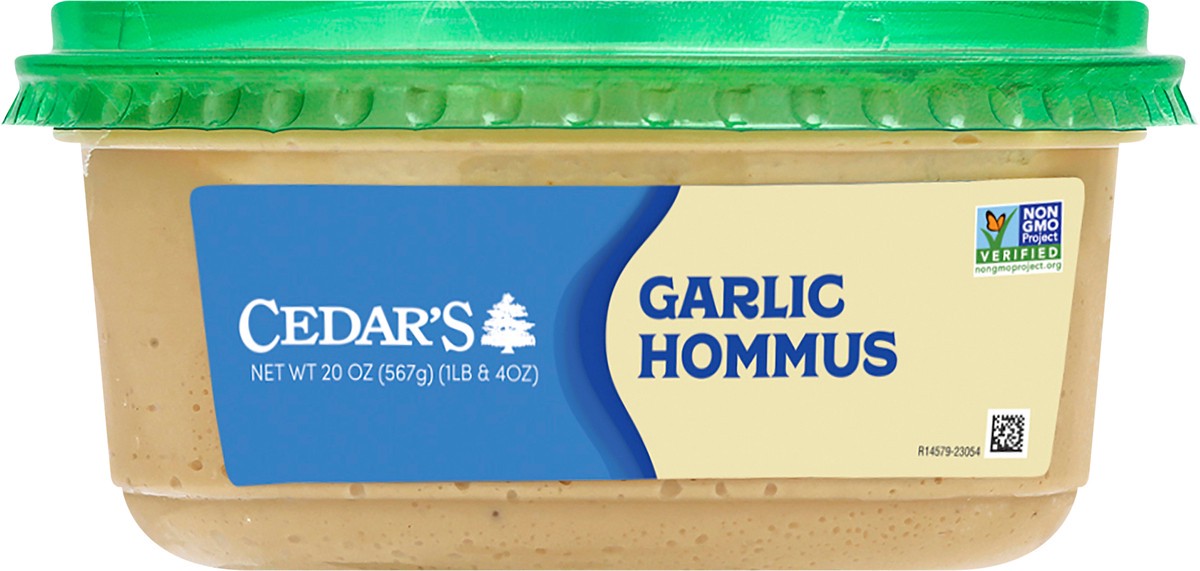 slide 3 of 4, Cedar's Foods Garlic Hommus, 20 oz