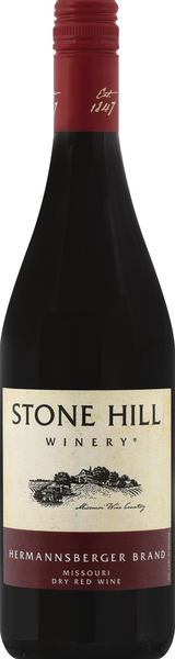 slide 1 of 1, Stone Hill Winery Hermannsberger Brand Missouri Dry Red Blend, 750 ml