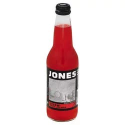 Jones Straw-Berry Lime Cane Sugar Soda- 12 fl oz