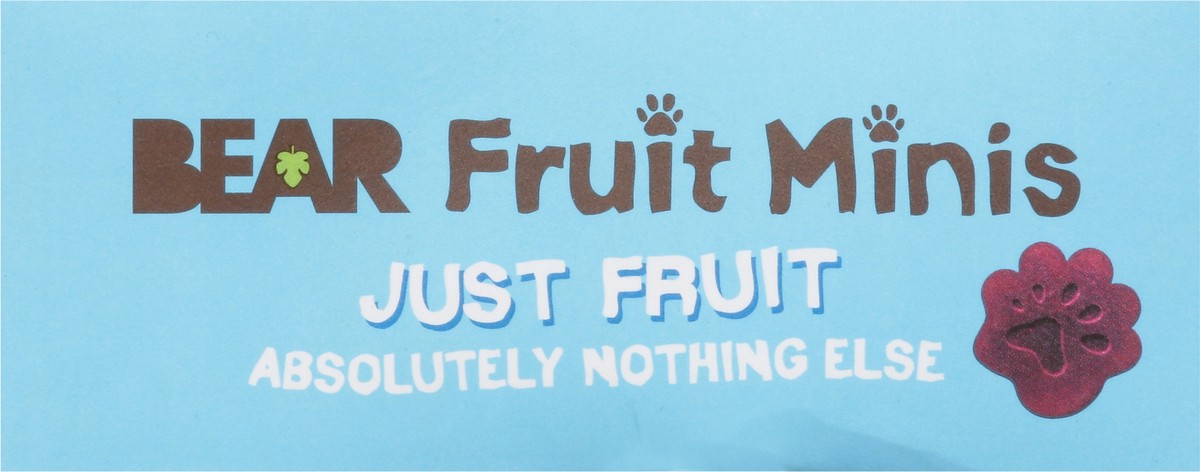 slide 8 of 9, BEAR Apple-Pear Raspberry/Apple-Pear Blueberry Fruit Minis 5 - 0.7 oz Packs, 3.5 oz
