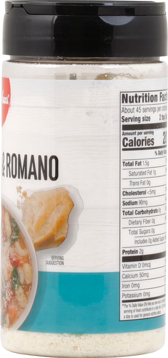 slide 9 of 12, Bashas Grt Parm Romano Cheese, 8 oz