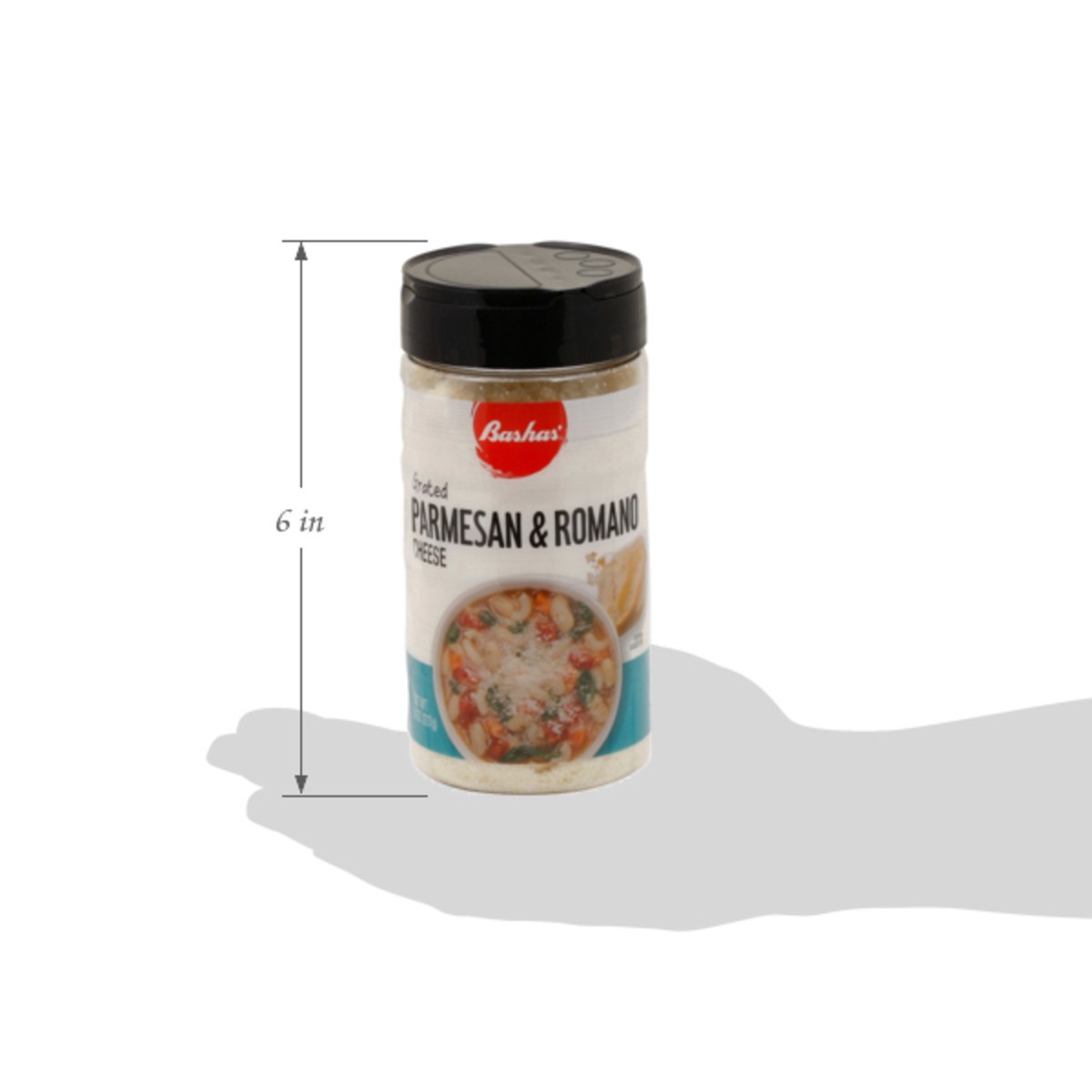 slide 8 of 12, Bashas Grt Parm Romano Cheese, 8 oz
