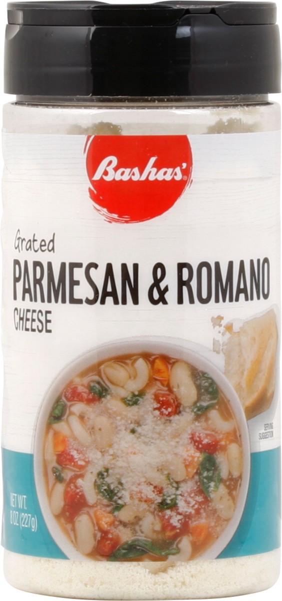 slide 7 of 12, Bashas Grt Parm Romano Cheese, 8 oz