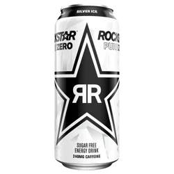Rockstar Energy Drink, Sugar Free, Silver Ice