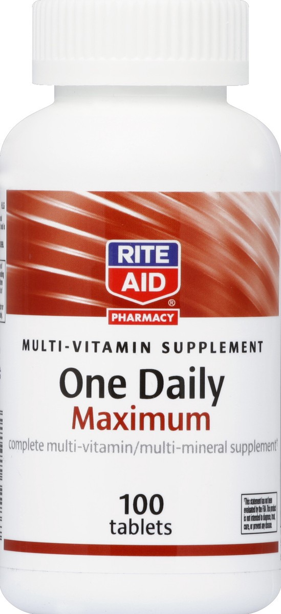 slide 2 of 3, Rite Aid Ra One Daily W/Min, 100 ct