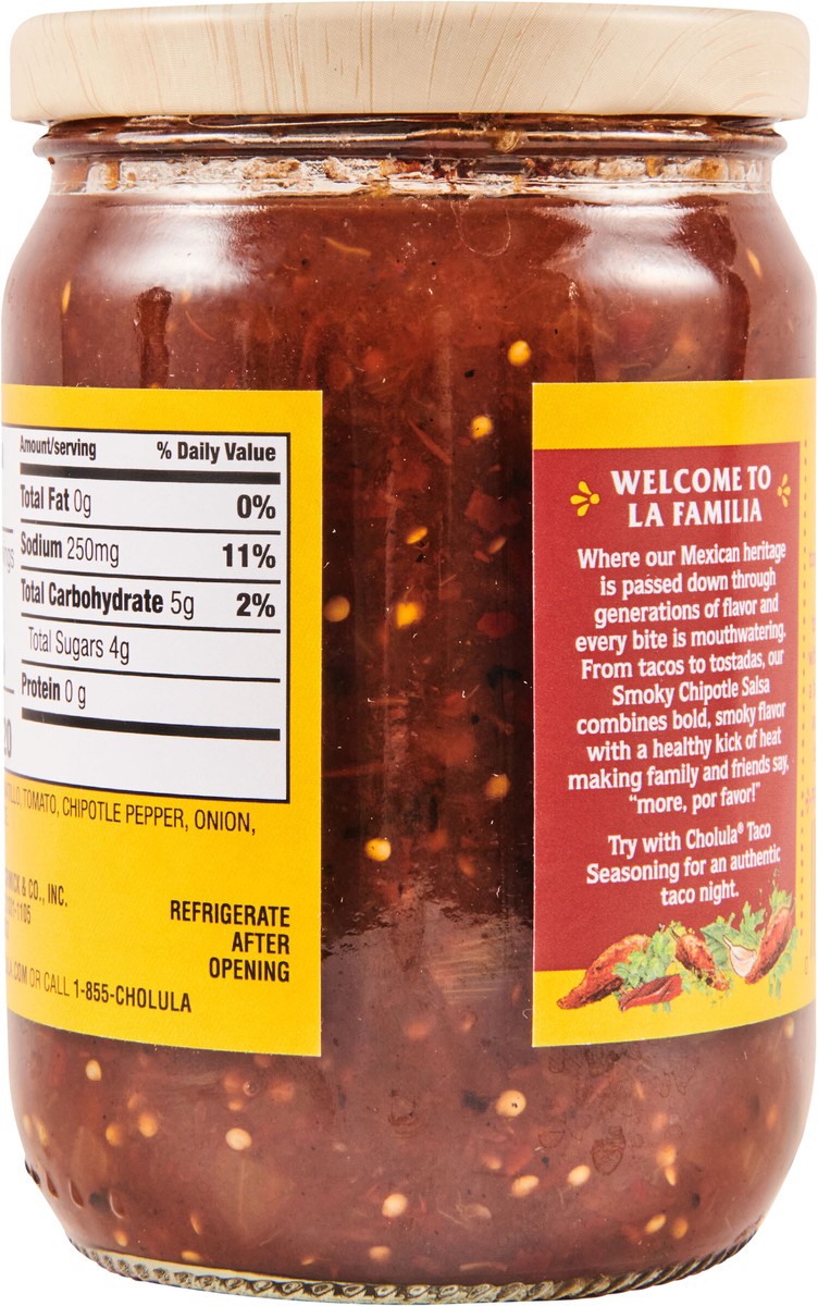 slide 5 of 13, Cholula Salsa Hot - Smoky Chipotle, 12 oz, 1 ct