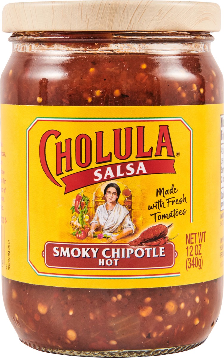 slide 13 of 13, Cholula Salsa Hot - Smoky Chipotle, 12 oz, 1 ct
